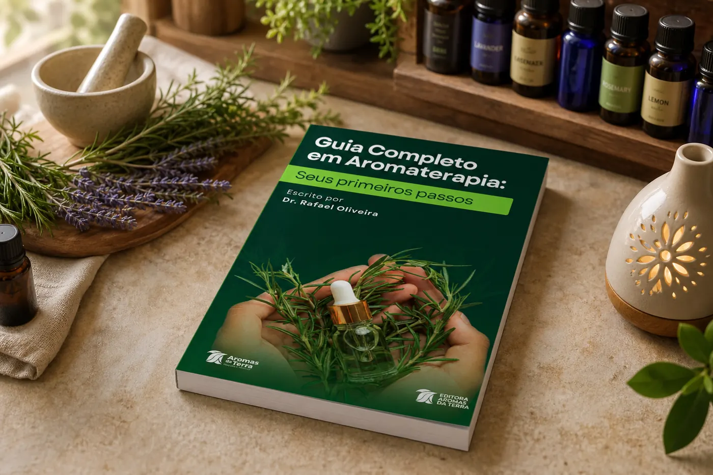 Guia Completo em Aromaterapia em ambiente de spa